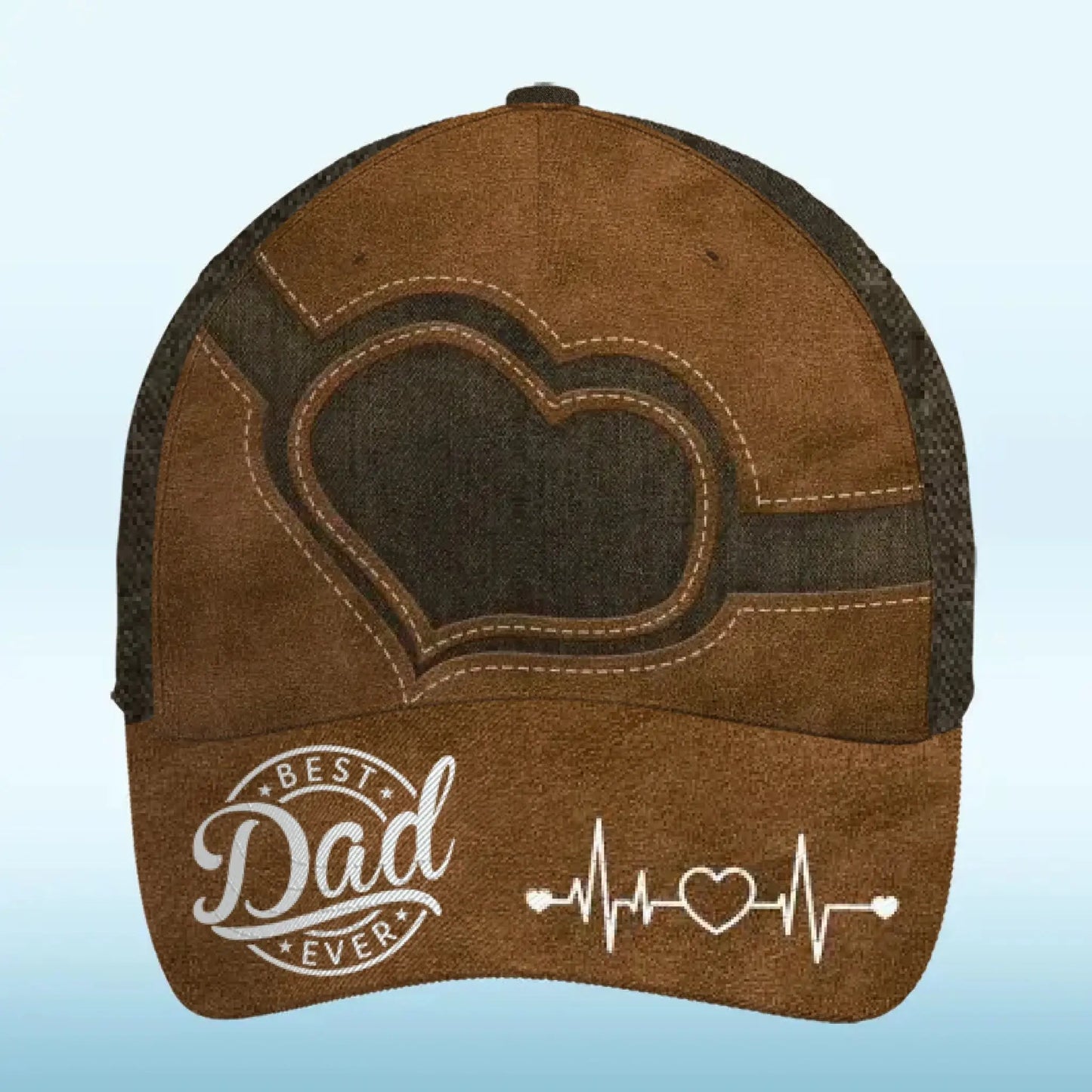 Best Dad Ever Personalized Classic Cap – Custom All Over Print Hat Gift for Dad & Grandpa  Ezcustomize