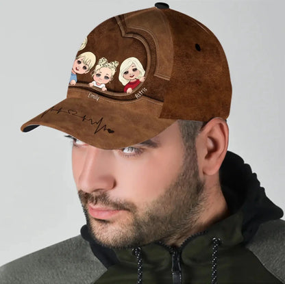 Best Dad Ever Personalized Classic Cap – Custom Father's Day Gift for Dad, Papa, Grandpa, Daddy, Dada  Ezcustomize
