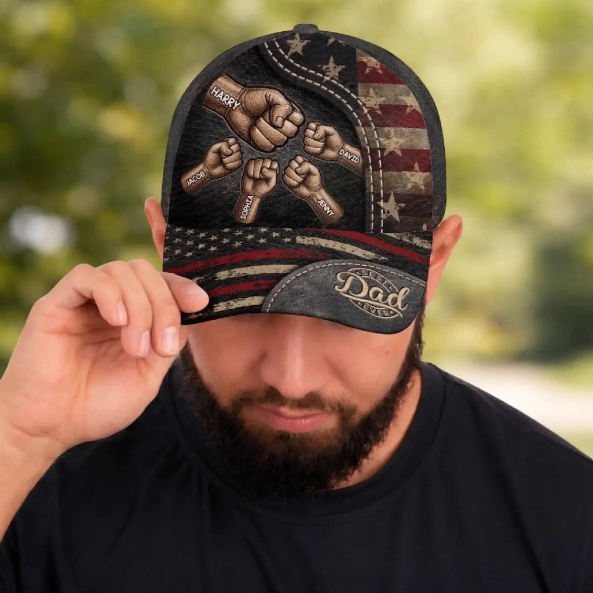 Best Dad/Papa Ever – Personalized Classic Cap Hat – Funny Birthday & Father’s Day Gift for Dad or Grandpa  Ezcustomize