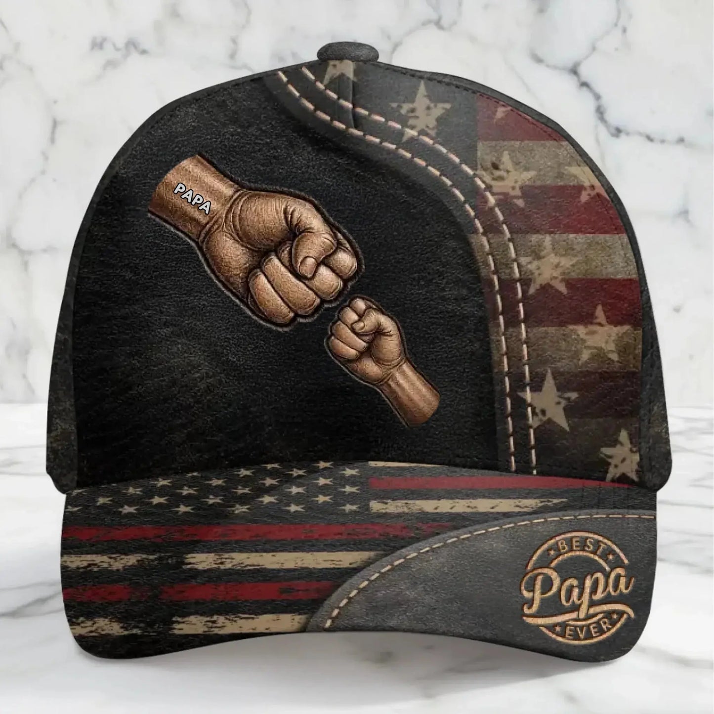 Best Dad/Papa Ever – Personalized Classic Cap Hat – Funny Birthday & Father’s Day Gift for Dad or Grandpa  Ezcustomize