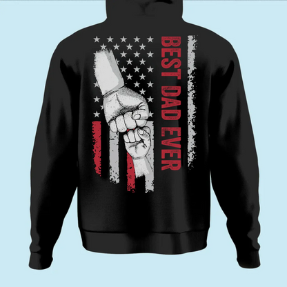 Best Grandpa Ever Shirt – Personalized T-Shirt/Hoodie – Custom Father’s Day Gift for Dad/Grandpa  Ezcustomize