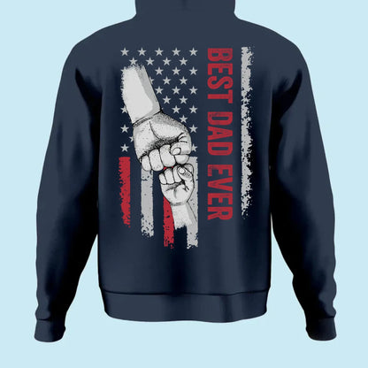 Best Grandpa Ever Shirt – Personalized T-Shirt/Hoodie – Custom Father’s Day Gift for Dad/Grandpa  Ezcustomize