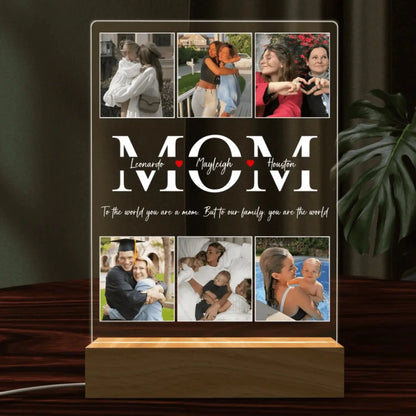Best Mom Ever – Personalized Photo LED Night Light, Custom Mother’s Day & Birthday Gift for Mom, Stepmom, & More  Ezcustomize