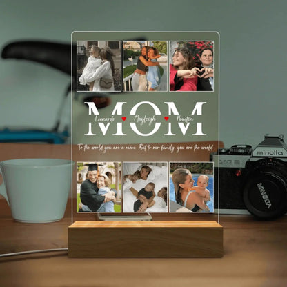 Best Mom Ever – Personalized Photo LED Night Light, Custom Mother’s Day & Birthday Gift for Mom, Stepmom, & More  Ezcustomize
