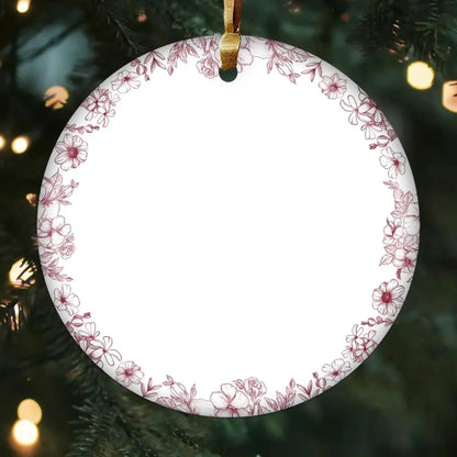 Bible Verse Ceramic Ornament – Personalized Christian Christmas Tree Decoration – Meaningful Holiday Gift Filled with Love & Blessings  Ezcustomize