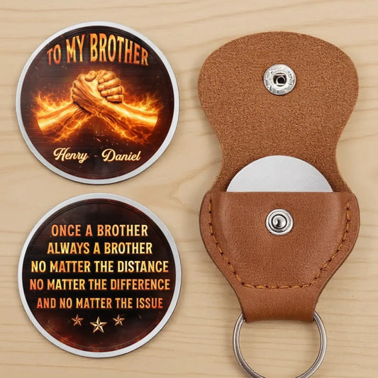 Brothers Bound For Life – Personalized Custom Pocket Hug Token – Meaningful Birthday & Keepsake Gift for Brother  Ezcustomize