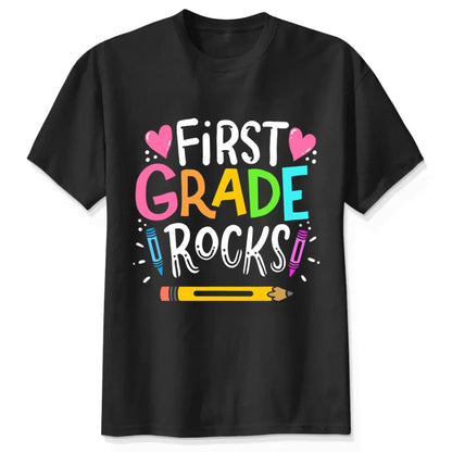 Colorful Back to School Teacher Shirt – Personalized Custom Grade T-Shirt for Kindergarten, Pre-K, 1st–5th Grade, Preschool  Ezcustomize