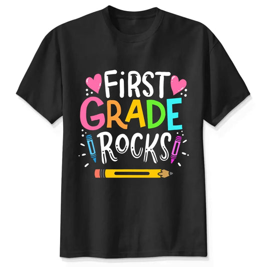 Colorful Back to School Teacher Shirt – Personalized Custom Grade T-Shirt for Kindergarten, Pre-K, 1st–5th Grade, Preschool  Ezcustomize