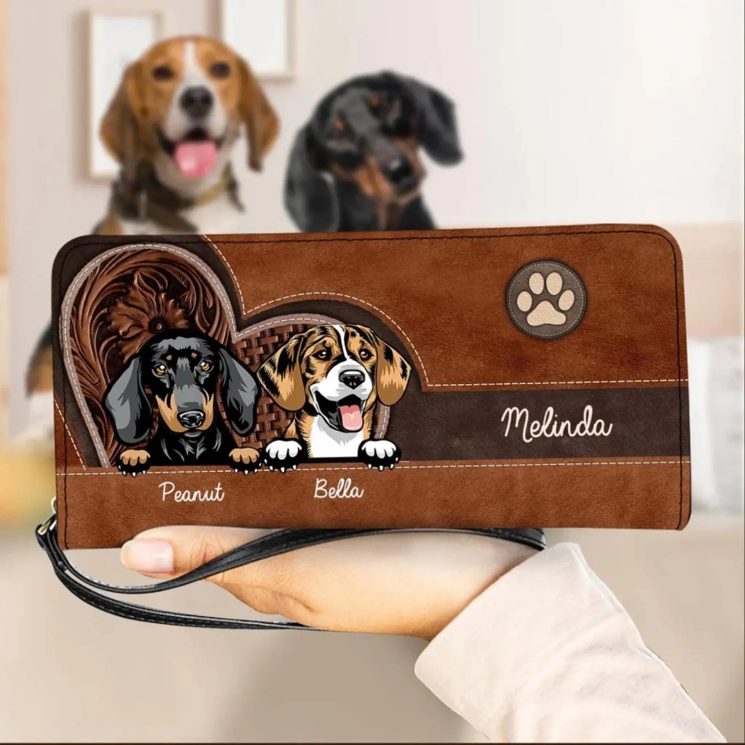 Custom Dog Breed Leather Wallet – Personalized Gift for Pet Owners, Stylish & Durable Keepsake for Dog Lovers  Ezcustomize