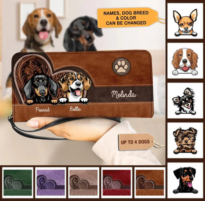 Custom Dog Breed Leather Wallet – Personalized Gift for Pet Owners, Stylish & Durable Keepsake for Dog Lovers  Ezcustomize