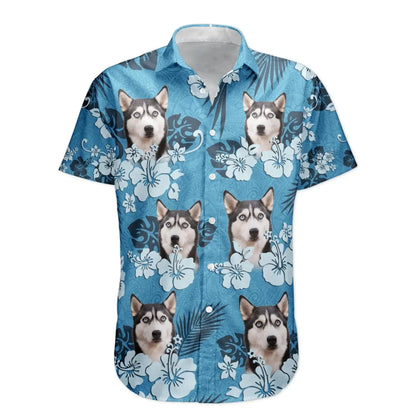 Custom Face Funny Photo Tropical Hibiscus Hawaii Tribal For Men, Women - Custom Photo Hawaiian Shirts  Ezcustomize