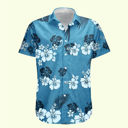 Custom Face Funny Photo Tropical Hibiscus Hawaii Tribal For Men, Women - Custom Photo Hawaiian Shirts  Ezcustomize