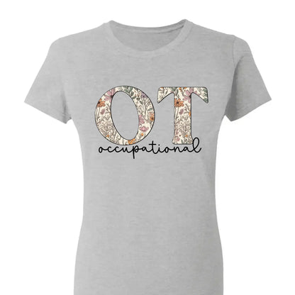Custom Floral Teacher Shirt with Name – Personalized Back to School Shirt for Grade Level, Subject, or Teacher Name  Ezcustomize