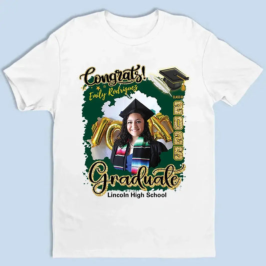 Custom Grad T-Shirt – Upload Your Photo – Perfect Gift for Graduates  Ezcustomize