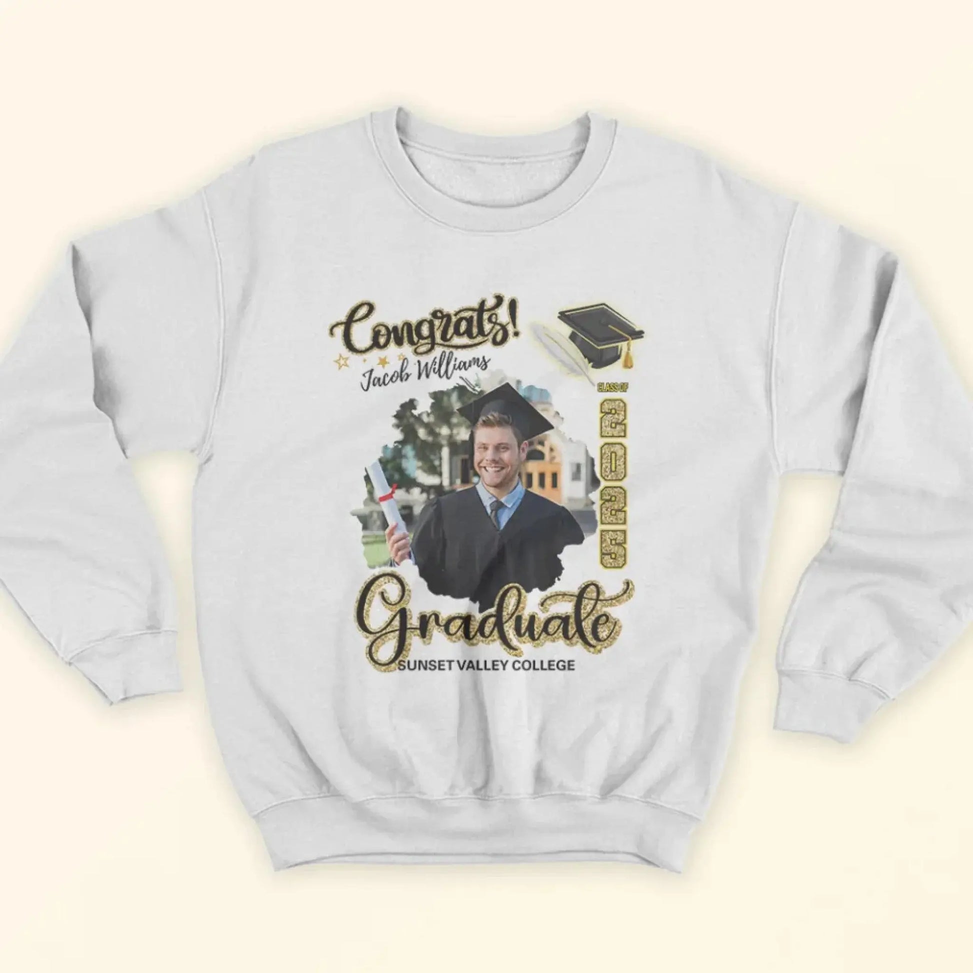 Custom Grad T-Shirt – Upload Your Photo – Perfect Gift for Graduates  Ezcustomize