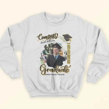 Custom Grad T-Shirt – Upload Your Photo – Perfect Gift for Graduates  Ezcustomize