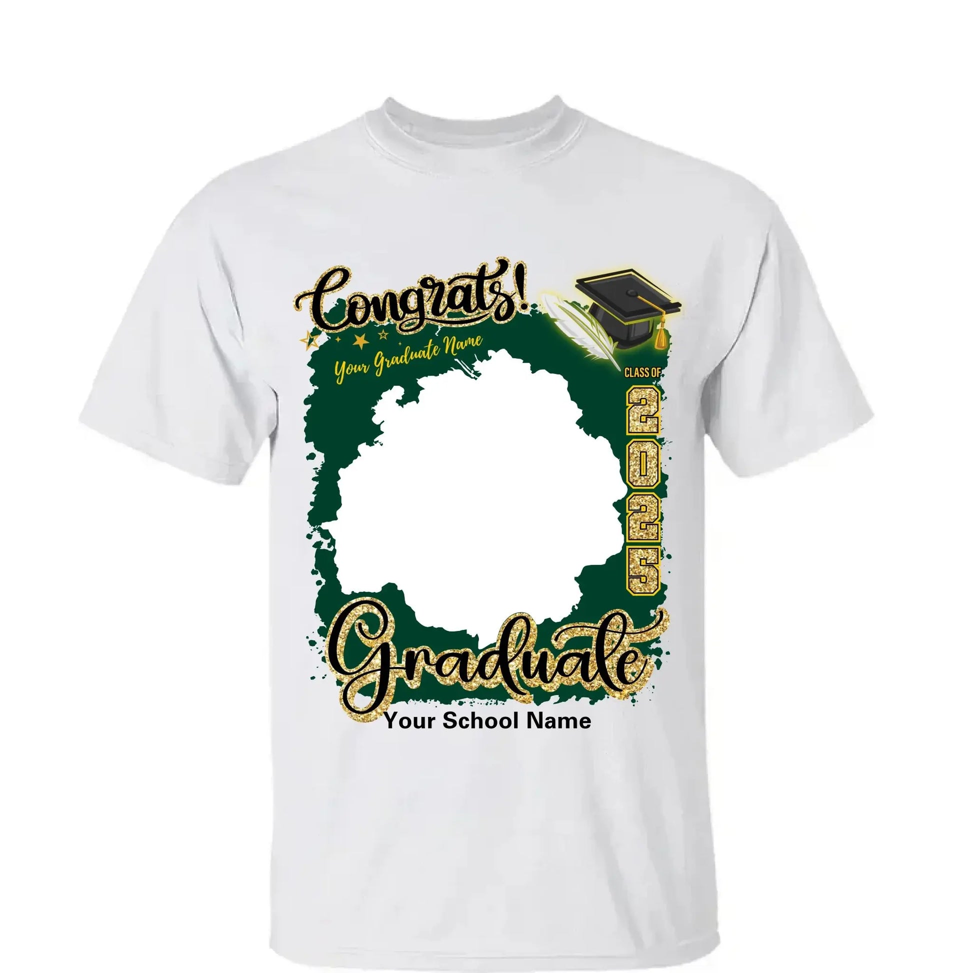 Custom Grad T-Shirt – Upload Your Photo – Perfect Gift for Graduates  Ezcustomize