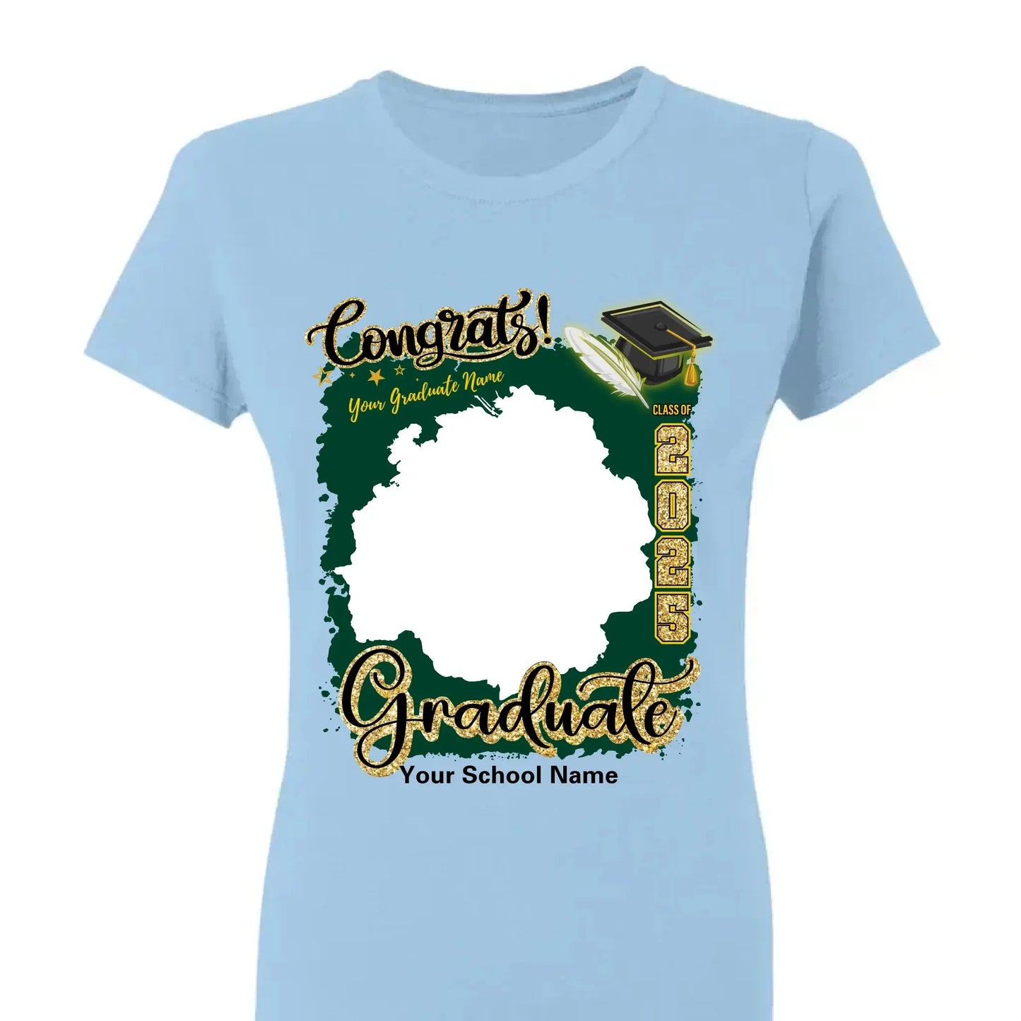 Custom Grad T-Shirt – Upload Your Photo – Perfect Gift for Graduates  Ezcustomize
