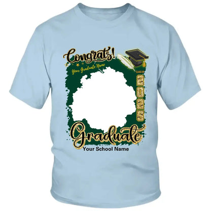 Custom Grad T-Shirt – Upload Your Photo – Perfect Gift for Graduates  Ezcustomize