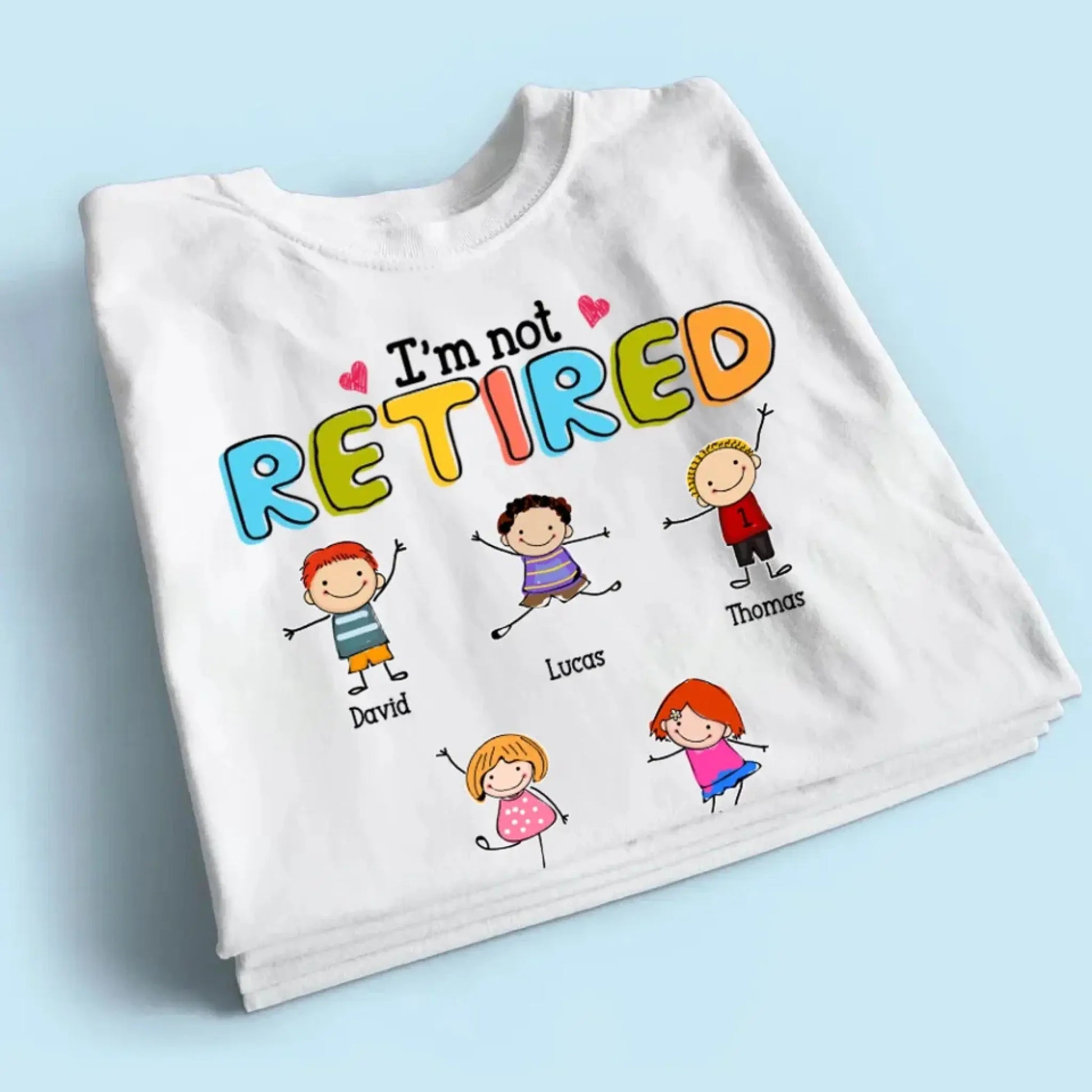 Custom Grandmother T-Shirt - I'm Not Retired, I'm a Professional Grandma Stick Figure Design  Ezcustomize