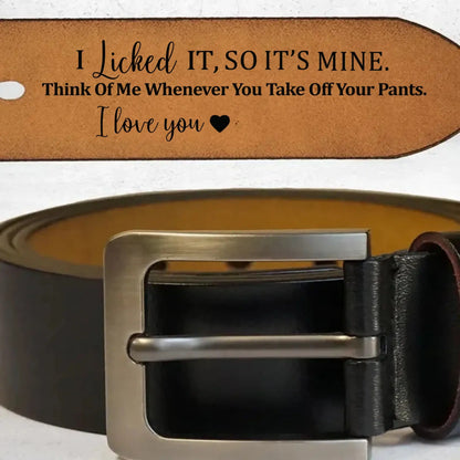 Custom Leather Belt for Husband, Engraved Men's Belt, Personalized Gift for Boyfriend  Ezcustomize