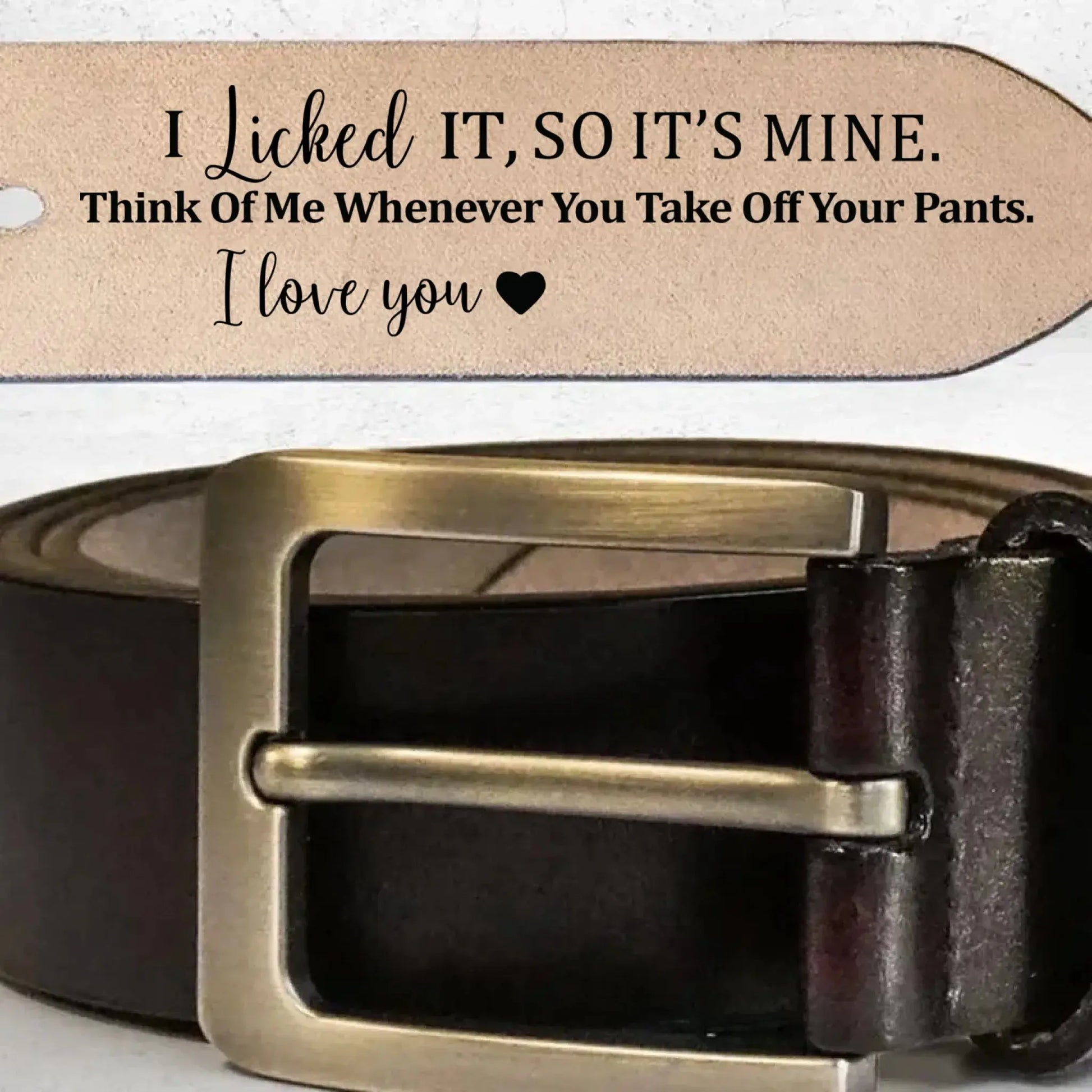 Custom Leather Belt for Husband, Engraved Men's Belt, Personalized Gift for Boyfriend  Ezcustomize