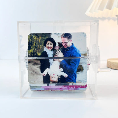 Custom Mechanical Animation Machine with Hand Motion, Photo Album, Desktop Decoration, Creative Gift.  Ezcustomize