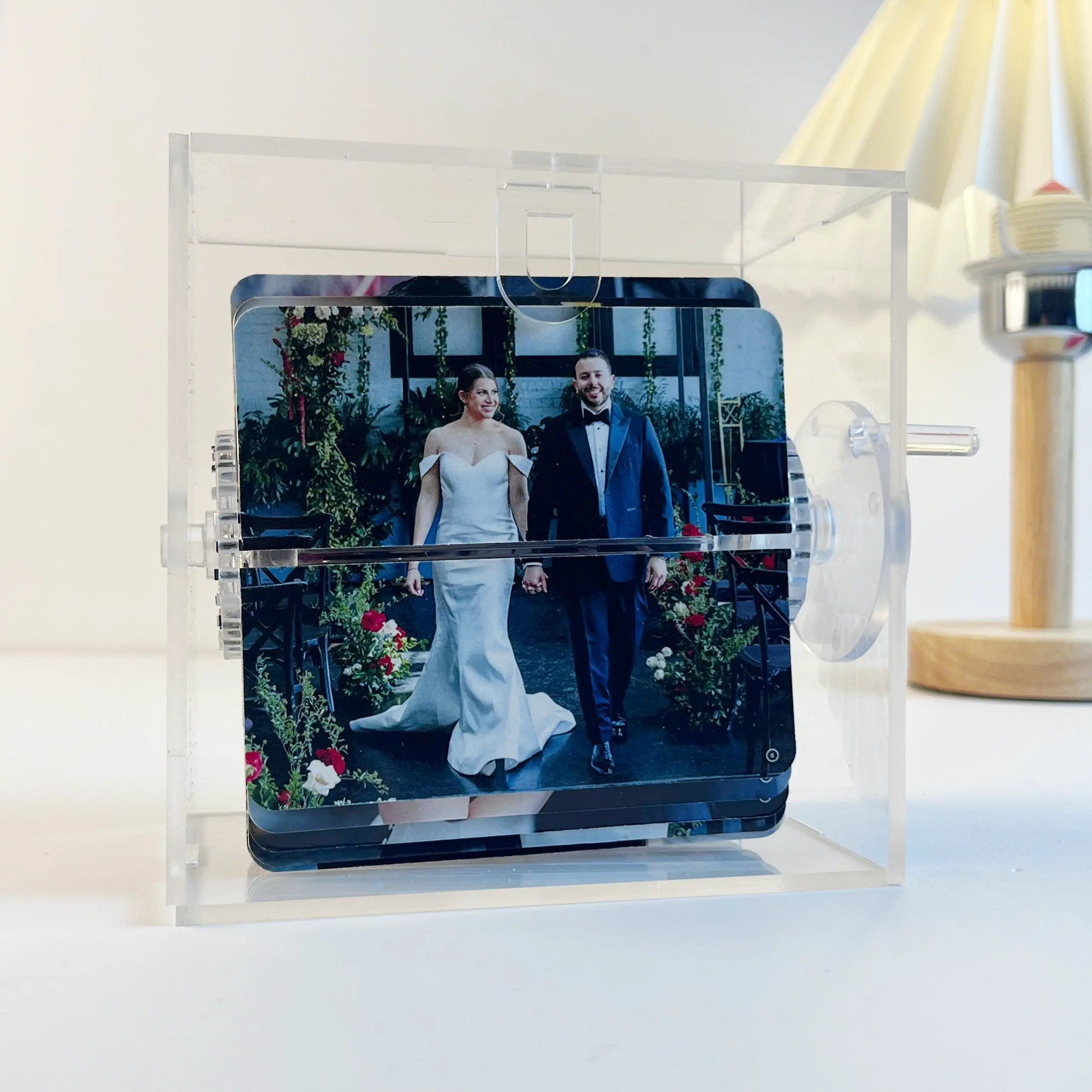Custom Mechanical Animation Machine with Hand Motion, Photo Album, Desktop Decoration, Creative Gift.  Ezcustomize