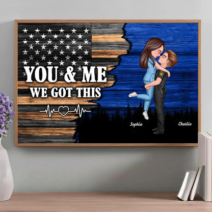 Custom Nation Flag Poster – Personalized Couple Canvas Gift for Him or Her, Patriotic Love Wall Art  Ezcustomize
