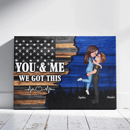 Custom Nation Flag Poster – Personalized Couple Canvas Gift for Him or Her, Patriotic Love Wall Art  Ezcustomize