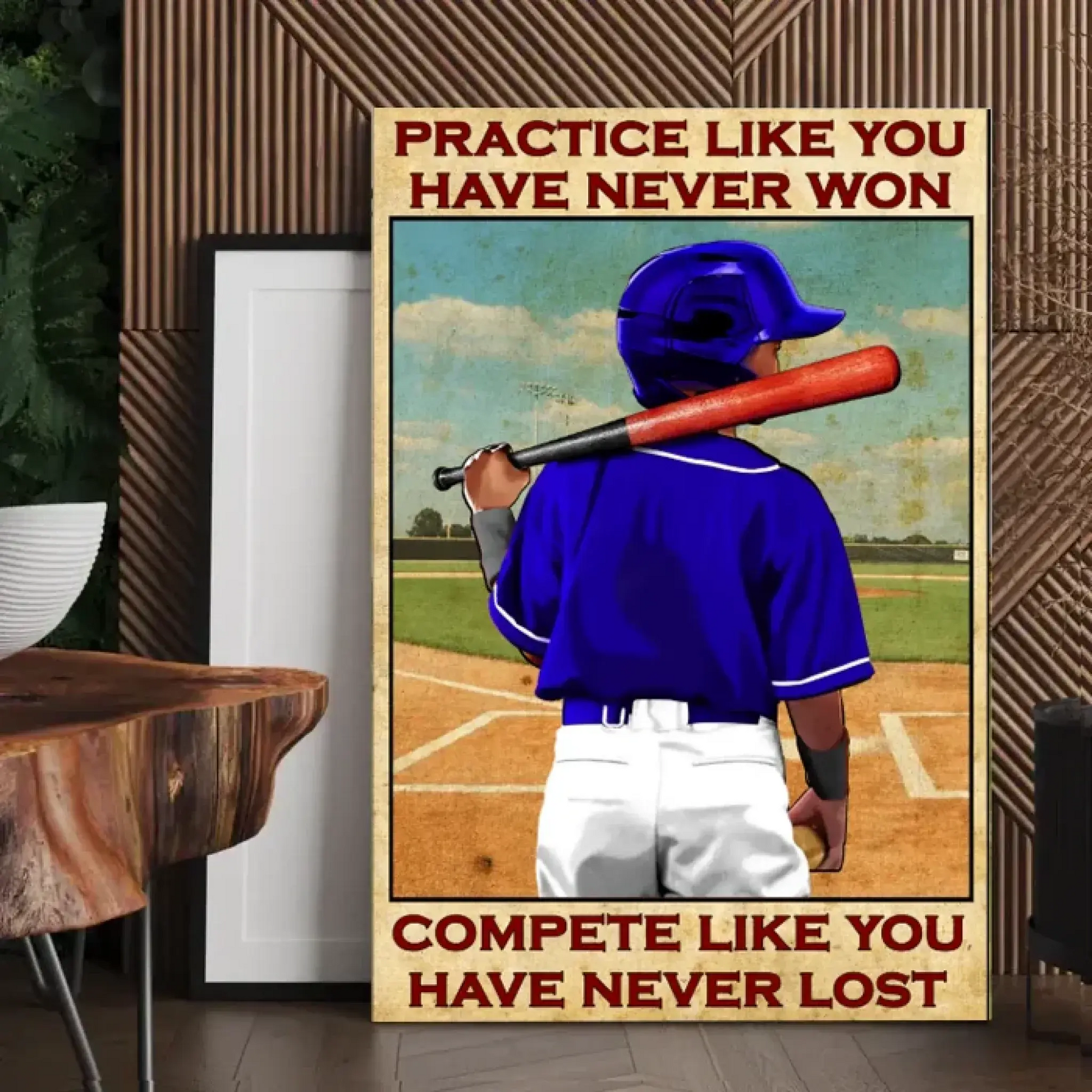 Custom Personalized Baseball Poster, Canvas with custom Name, Sport Gifts For Son, Baseball Poster, Baseball Room Decor, Baseball Wall Decor, Baseball Poster Ideas  Ezcustomize