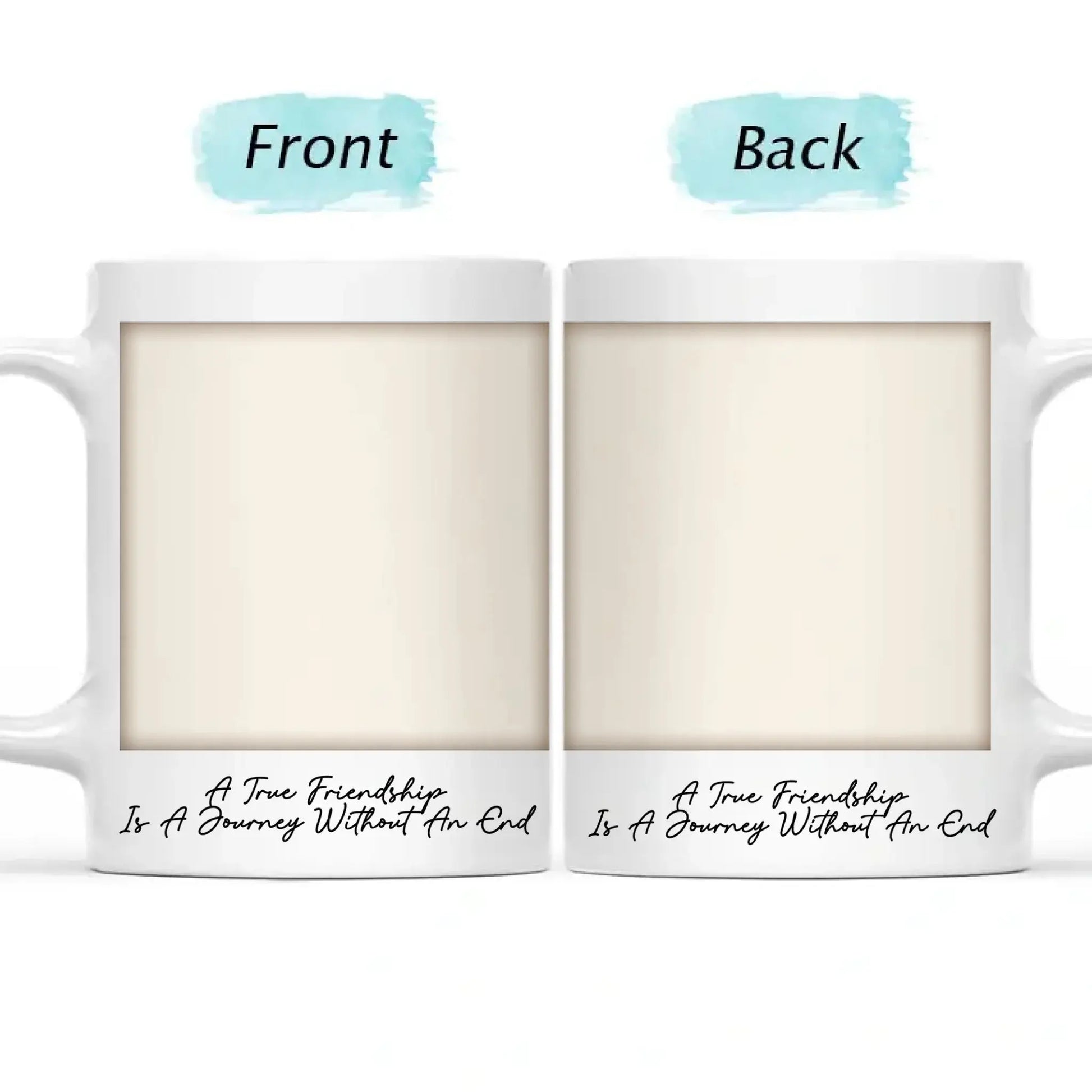 Custom Photo Besties Gray Scale Right In The Throat – Personalized Coffee Mug Cup – Funny Birthday, Friendship & Thank You Gift for Best Friends  Ezcustomize