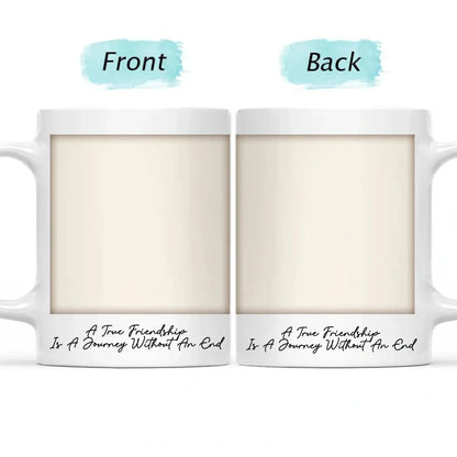 Custom Photo Besties Gray Scale Right In The Throat – Personalized Coffee Mug Cup – Funny Birthday, Friendship & Thank You Gift for Best Friends  Ezcustomize