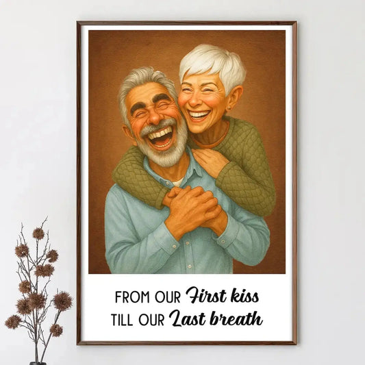Custom Photo Caricature Poster & Canvas – Funny Couple & Family Portrait Gift, Personalized Wall Art  Ezcustomize