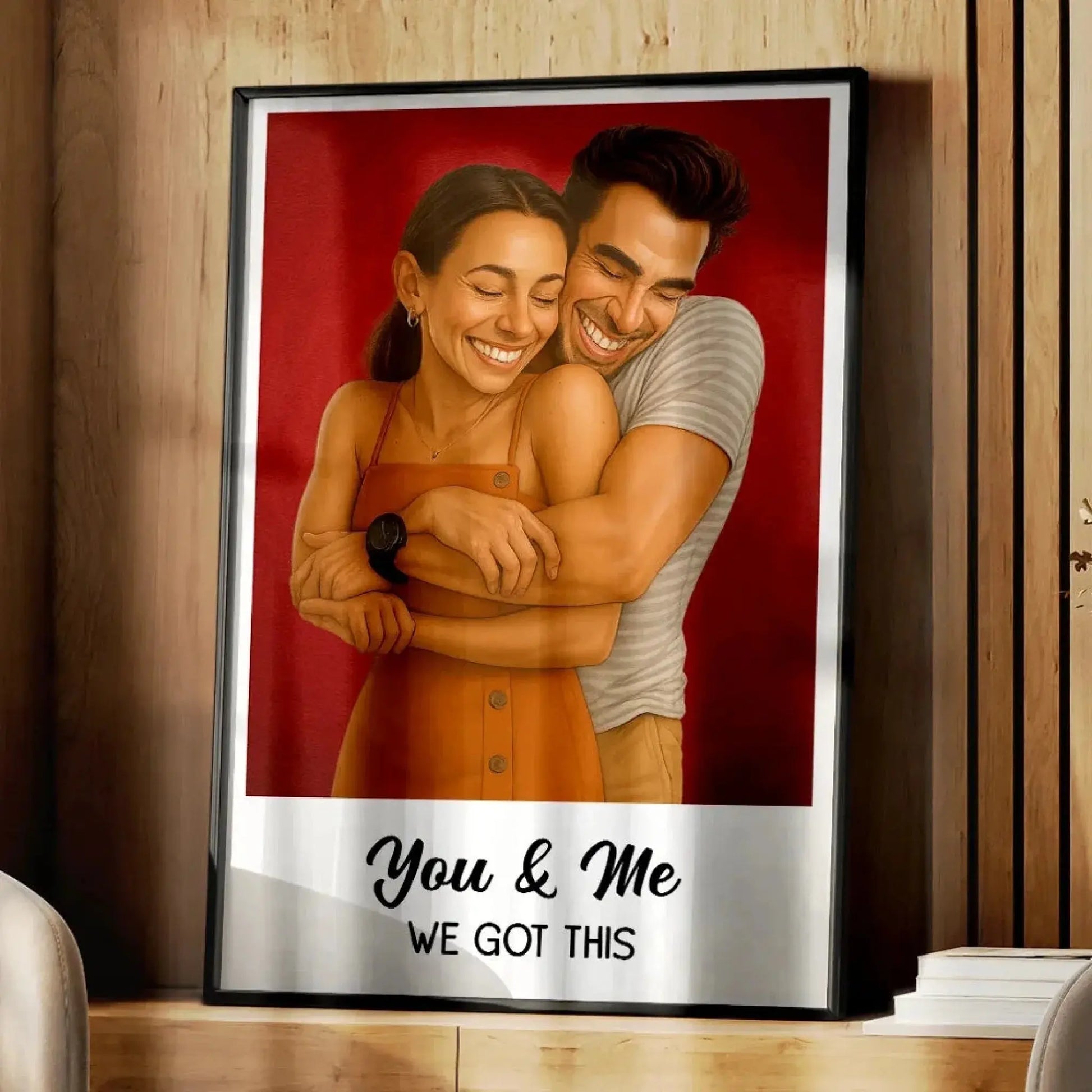 Custom Photo Caricature Poster & Canvas – Funny Couple & Family Portrait Gift, Personalized Wall Art  Ezcustomize
