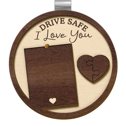 Custom Photo Drive Safe I Love You Couple – Personalized Car Visor Clip – Romantic Anniversary & Valentine’s Day Gift for Him or Her  Ezcustomize