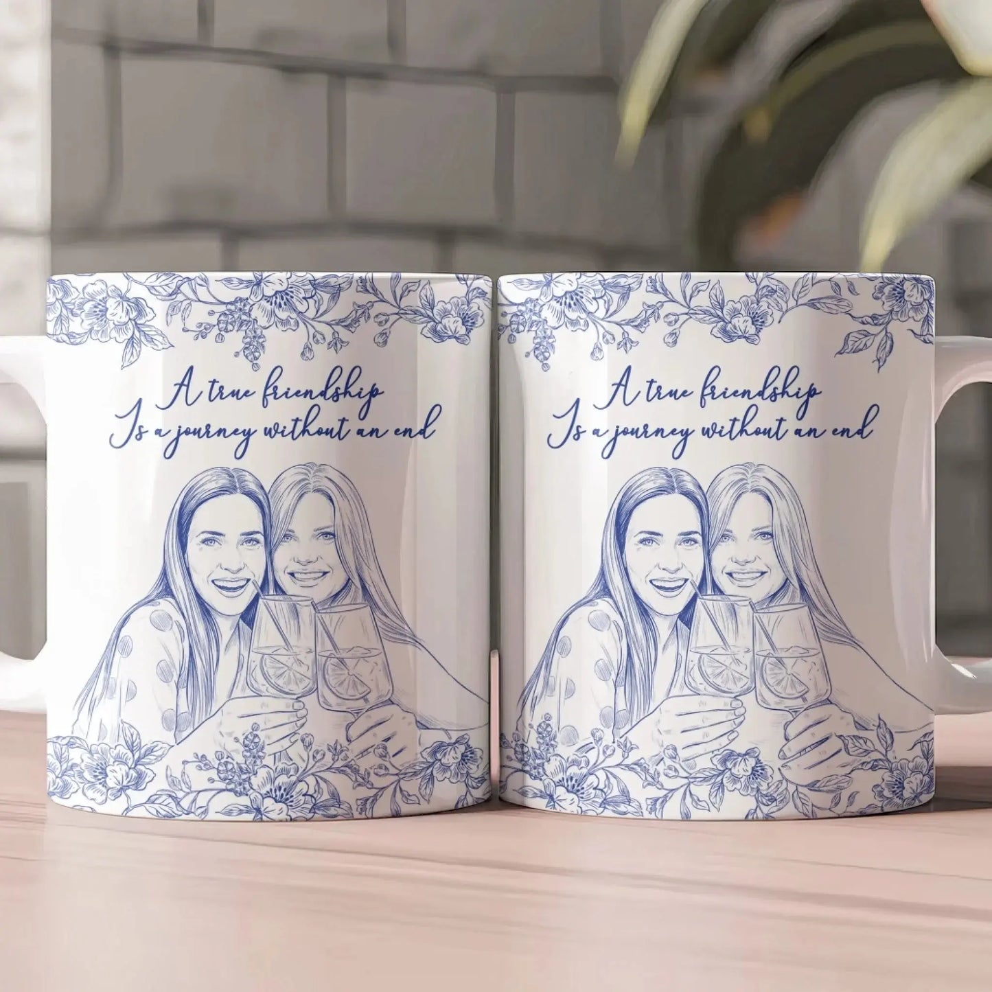 Custom Photo Gift For Friends, Soul Sisters Friendship Thank You Gifts - Personalized Photo Mug  Ezcustomize