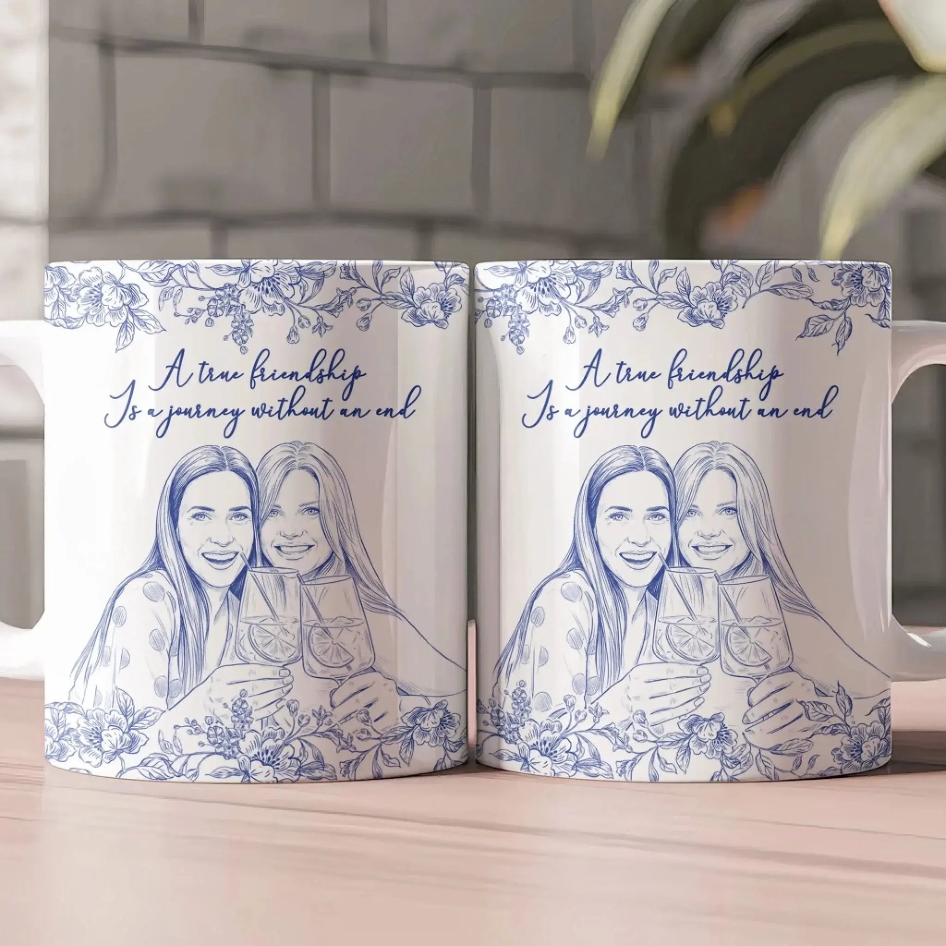 Custom Photo Gift For Friends, Soul Sisters Friendship Thank You Gifts - Personalized Photo Mug  Ezcustomize