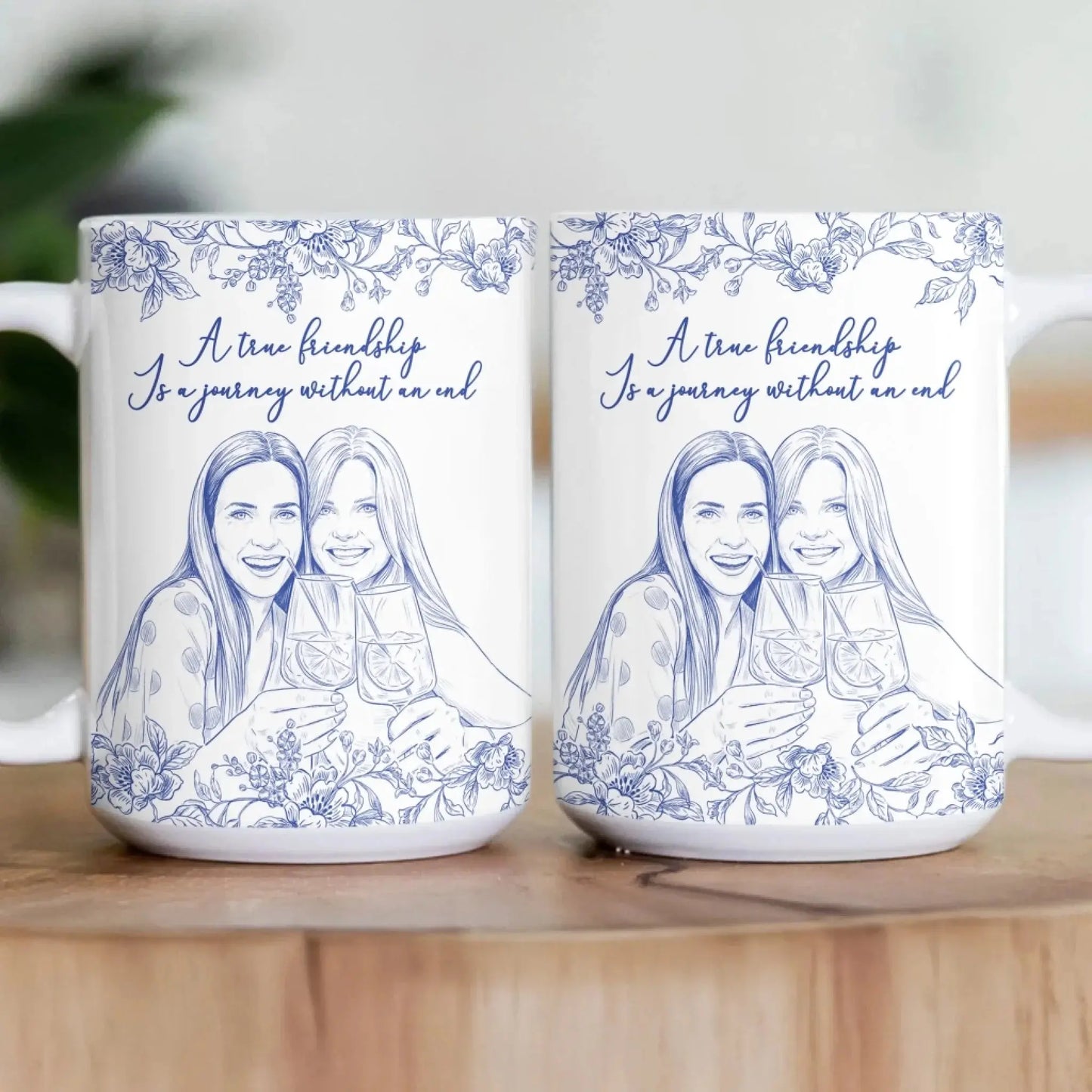 Custom Photo Gift For Friends, Soul Sisters Friendship Thank You Gifts - Personalized Photo Mug  Ezcustomize
