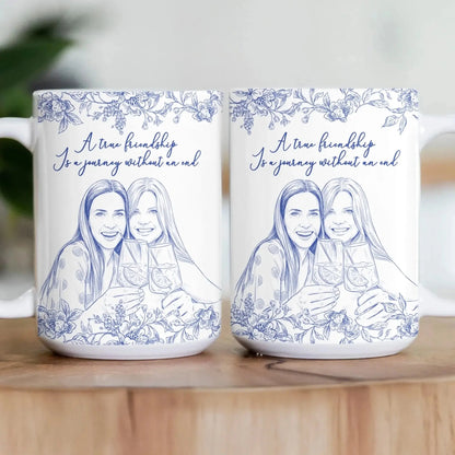 Custom Photo Gift For Friends, Soul Sisters Friendship Thank You Gifts - Personalized Photo Mug  Ezcustomize