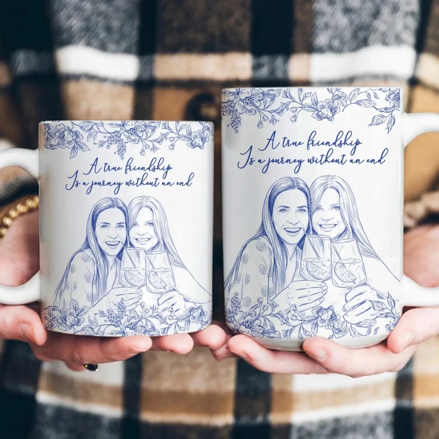 Custom Photo Gift For Friends, Soul Sisters Friendship Thank You Gifts - Personalized Photo Mug  Ezcustomize
