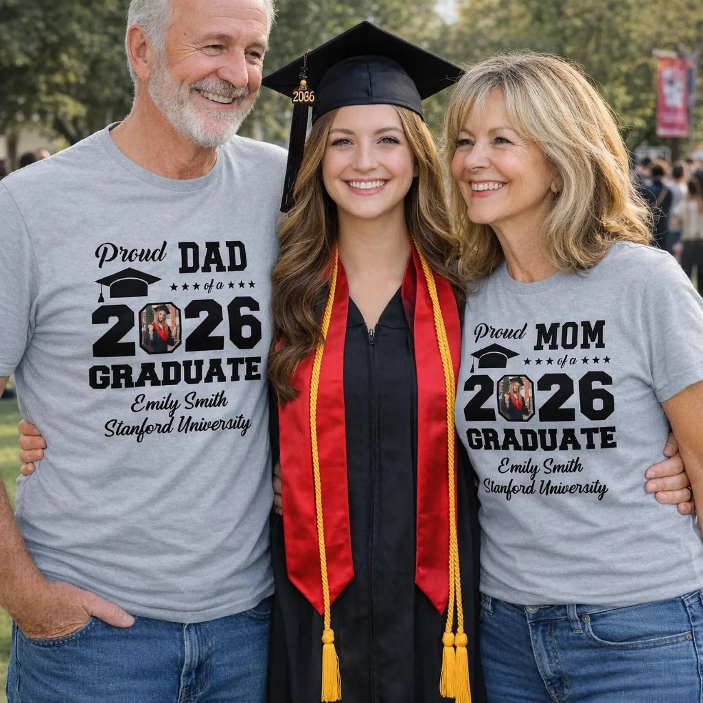 Custom Photo The Tassel Was Worth The Hassle - Family Personalized Custom Unisex T-shirt, Premium T-shirt, Hoodie - Graduation Gift For Family Members, Siblings, Brothers, Sisters  Ezcustomize
