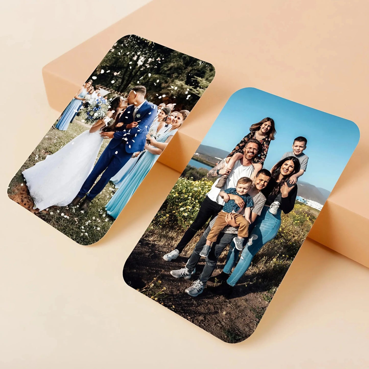 Custom Photo Wallet Insert Card - Personalized Double-Sided Aluminum Wallet Card - Gift for Dad or Grandpa | Birthdays, Father's Day, or any occasion  Ezcustomize