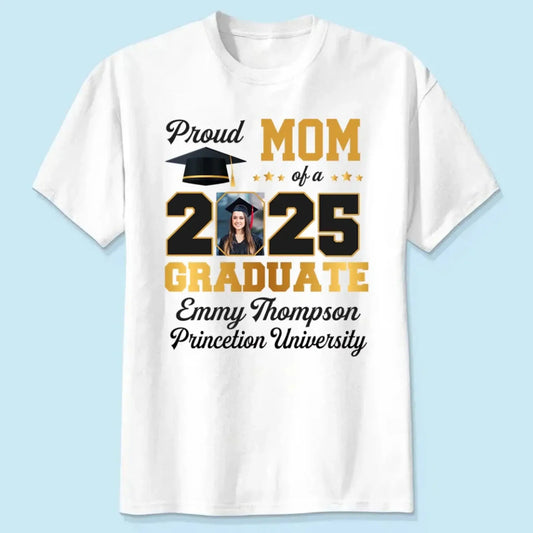 Custom Photo "Congratulations On Your Graduation" – Family Personalized Unisex T-Shirt, Premium Tee, or Hoodie, Graduation Gift for Siblings, Brothers, Sisters & Family Members  Ezcustomize
