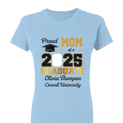 Custom Photo "Congratulations On Your Graduation" – Family Personalized Unisex T-Shirt, Premium Tee, or Hoodie, Graduation Gift for Siblings, Brothers, Sisters & Family Members  Ezcustomize