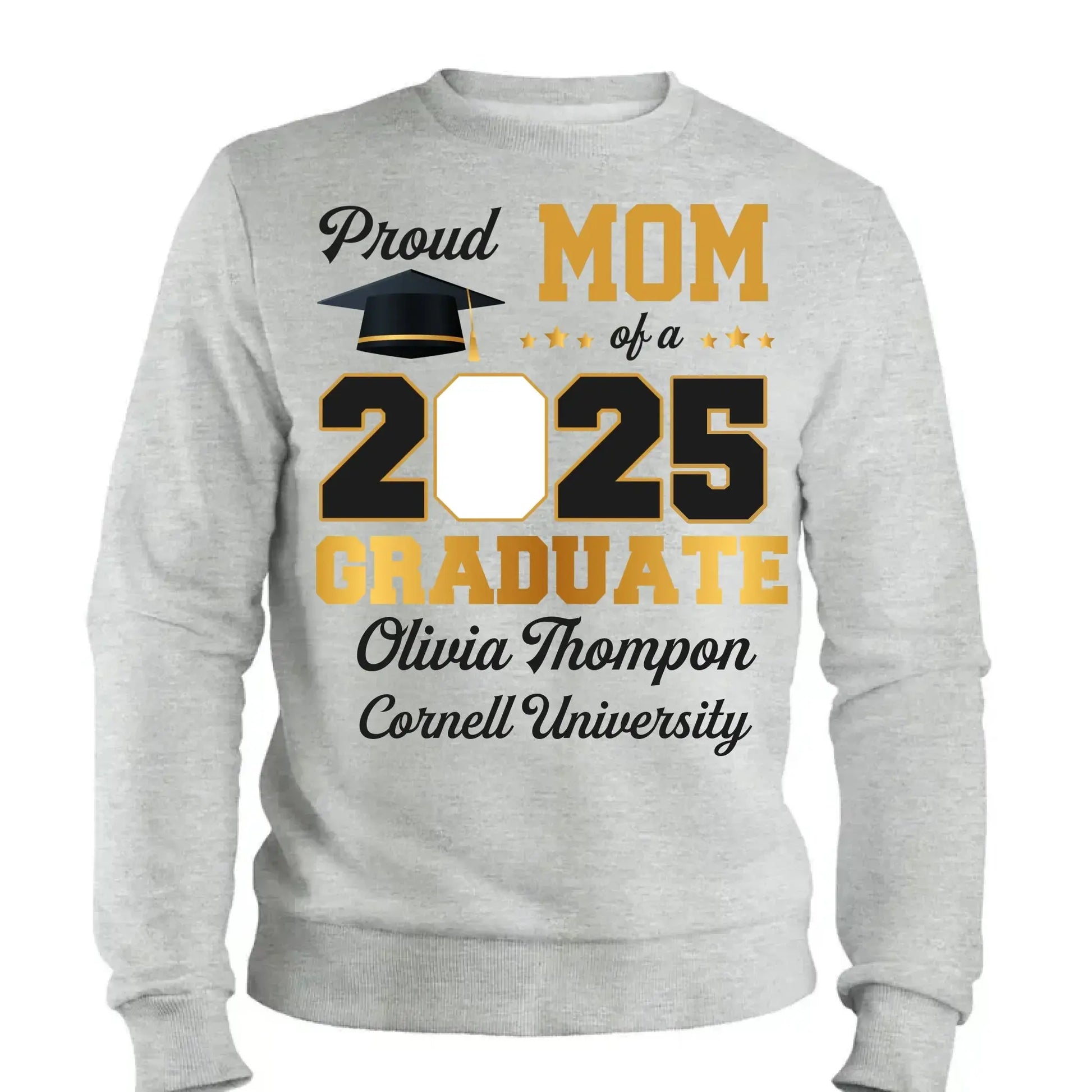 Custom Photo "Congratulations On Your Graduation" – Family Personalized Unisex T-Shirt, Premium Tee, or Hoodie, Graduation Gift for Siblings, Brothers, Sisters & Family Members  Ezcustomize