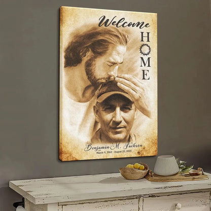 Custom Photo "Remembering You With Love" Memorial Art – Personalized Vertical Poster/Canvas – Sympathy Gift for Family Members & Pet Lovers  Ezcustomize