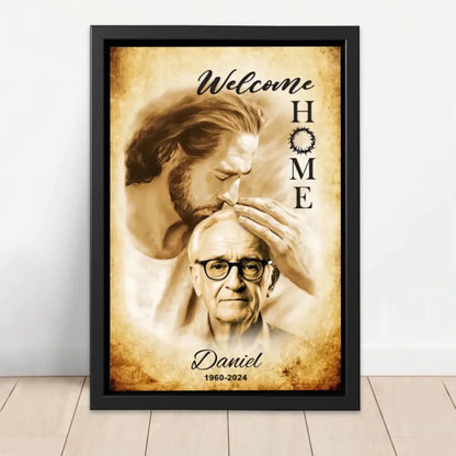Custom Photo "Remembering You With Love" Memorial Art – Personalized Vertical Poster/Canvas – Sympathy Gift for Family Members & Pet Lovers  Ezcustomize