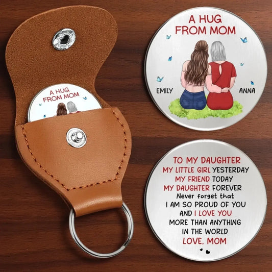Custom Pocket Hug - Personalized Mother's Day Birthday - Gifts For Mom, Daughter, Son - Take This Hug With You  Ezcustomize