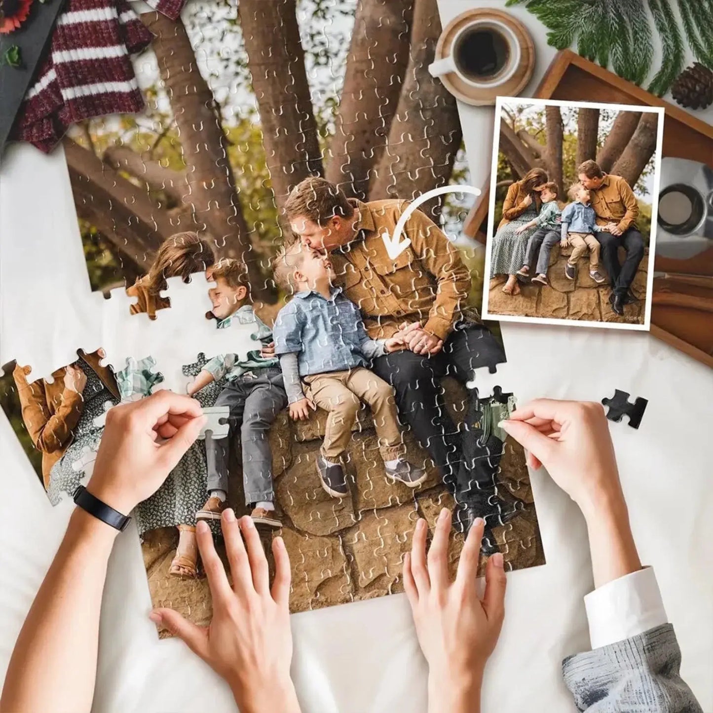 Custom Puzzle From Photo - Personalized Jigsaw Puzzles With Picture  Ezcustomize